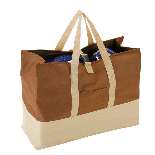 大型収納トートバッグ Mサイズ ブラウン CAPTAIN STAG パール金属 【RCP】【M-1681】通販格安セール情報 楽天 通販