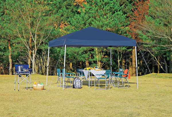 タープテント 3m 大型クイックシェード簡単組立タープ 300UVサイズ(キャリーバッグ付) CAPTAIN STAG パール金属 キャプテンスタッグ ワンタッチ タープセット アウトドア キャンプ テント【RCP】【M-3276】通販格安セール情報 楽天 通販