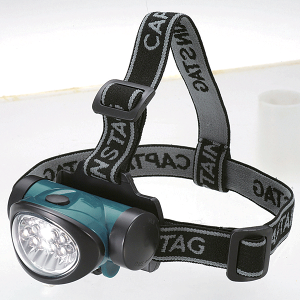 LEDヘッドライト ビビット CAPTAIN STAG パール金属 【RCP】【UK-3021】