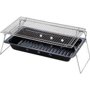 折りたたみ式 コンパクトバーベキューコンロ ヘリオン CAPTAIN STAG パール金属 【RCP】【M-6499】