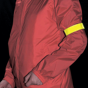 マジック式反射バンド 細タイプ 2本組 CAPTAIN STAG パール金属 【RCP】【M-9788】