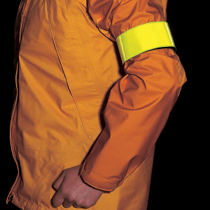 マジック式反射バンド 太タイプ 2本組 CAPTAIN STAG パール金属 【RCP】【M-9789】