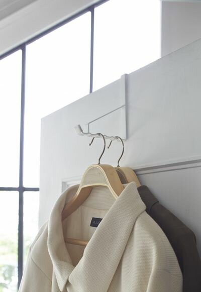 \最大1000円クーポン!/ 山崎実業 ドアハンガー スマート 6連 ホワイト YAMAZAKI