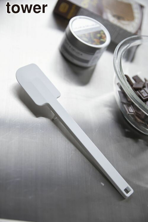 【ポイント5倍】山崎実業 シリコーンスパチュラ タワー ホワイト tower YAMAZAKI