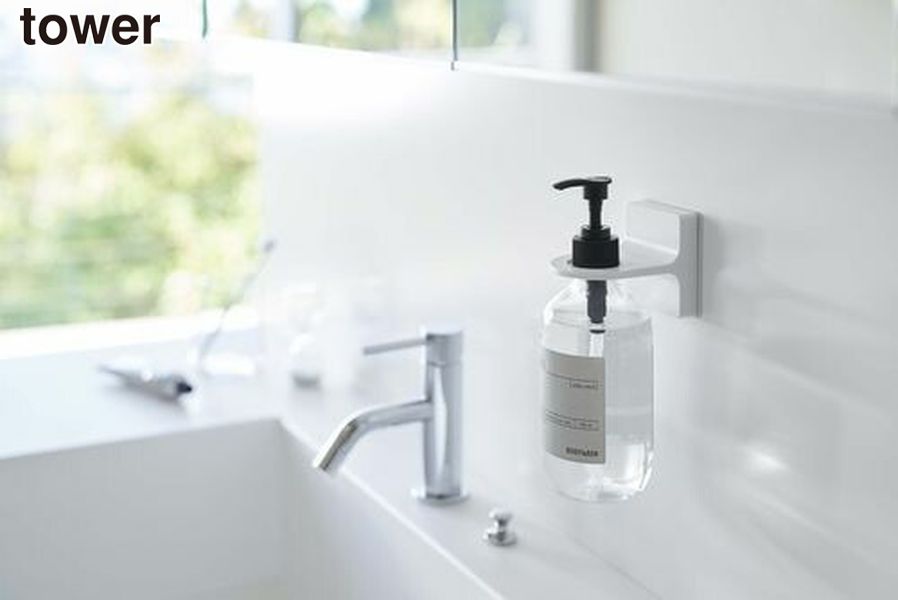 【ポイント5倍】山崎実業 フィルムフックディスペンサーホルダー タワー ホワイト tower YAMAZAKI