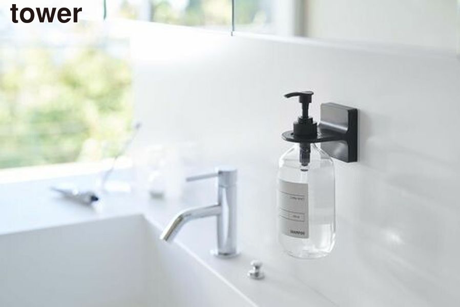 【ポイント5倍】山崎実業 フィルムフックディスペンサーホルダー タワー ブラック tower YAMAZAKI