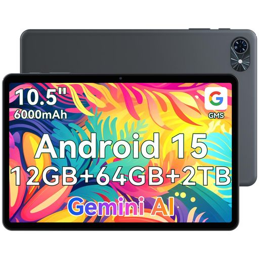 【2025新登場AIタブレット10インチWi-Fiモデル】Android15タブレットT8012GB+64GB+2TB拡張、薄型軽量、..