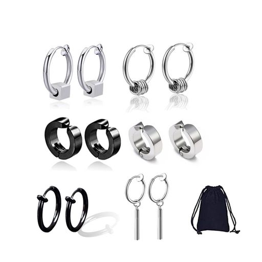YFFSFDCフェイクピアスメンズノンホールピアスイヤリングイヤーカフレディースフープピアスリング金属..