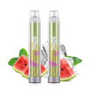 SONG 電子タバコ べイプ 爆煙 VAPE 使い捨て電子たばこ ニコチンなし タールなし 禁煙サポート 大容量 3000回吸引可能 持ち運びやすい スイカフレ...
