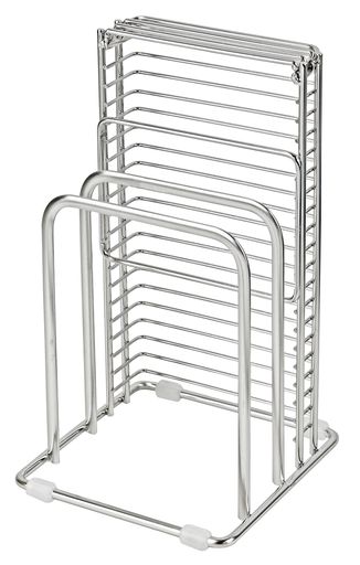 パール金属包丁・まな板スタンドステンレス製ビューノHB-3286シルバー12.5x13x22cm