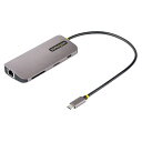 スターテックSTARTECH.COMマルチポートアダプター/USBTYPE-C接続/シングルモニター/4K60HZHDMI/100WUSBPOWERDELIVERYパススルー/3XUSB-A(5GBPS)ハブ/GBE/SD&(2)