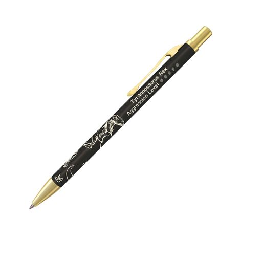 【本体サイズ】長さ139mmx胴軸径10.2 mm、重さ18.2g 【リフィル】ゲルペン GP106 0.5mm 【材質】アルミニウム合金 【商品説明】先史時代からインスピレーションを受けて「IWI」は、機能性と想像力を組み合わせた筆記具愛好家や恐竜好きの人々を魅了するコレクションを作りました。この新しいゲルインク ボールペンシリーズでは、さまざまな恐竜種をフィーチャーしたデザインが特徴的で、これらの古代の生き物を筆記具の形で蘇らせています。IWIのゲルインクボールペンは、高品質なゲルインク技術により、滑らかな書き味を提供します。これらのペンは、精密性と快適さを追求して設計されており、紙面を滑らかに書き進めることができます。