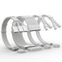 AsiaHorsePCIE5.012VHPWRスリーブケーブル、16(12+4)ピンPCIE/24ピンATX/2*8(4+4)ピンEPS延長ケーブルPC、PSU...