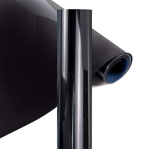 YRYMHTアイロンプリントシート熱転写ラバーシートラバーシートロールー熱伝達ビニールロールTシャツ帽子バッグDIY布綿ポリエステルに適応(ブラック152*30cm)