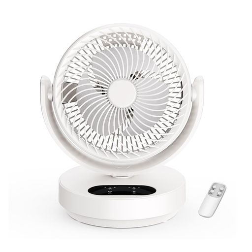 サーキュレーター羽根取り外し可能扇風機リモコン付き大風量卓上扇風機3段階風量調節1~7時間タイマー低..