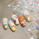 浮き彫りデザイン和風ネイルシールネイルステッカー5dネイルアート可愛いシールY2K可愛いネイル/フェイス/スマホケース/ハンドメイドアイテム/カードのDIYに初...