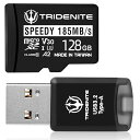 TRIDENITE185MB/SSPEEDYMICROSD128GB+DDR200カードリーダーUSB3.2TYPE-AMICROSD用小型OTG外付メモリカードリーダーアダプタTCRS-M32A128(2)