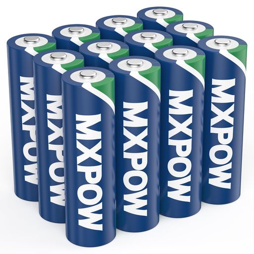 MXPOW充電池ニッケル水素電池単3充電電池1.2V3000mAh12本パック繰り返し使える単三電池充電式ニッケル水素充電池1200回充電可能