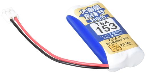 エルパ(ELPA)大容量長持ち充電池パイオニア同等品2.4V800mAhニッケル水素充電池TSA-153