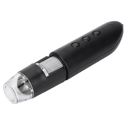 ワイヤレスデジタル顕微鏡、800X倍率USB皮膚診断毛包アナライザーWiFiポータブル顕微鏡、ハンドヘルド..