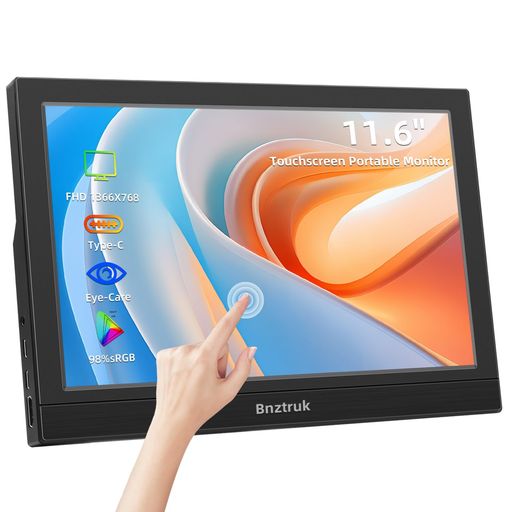 11.6インチタッチモバイルモニターBnztruk小型軽量HDRモバイルディスプレイIPSパネルFHD1366x768PCモニターUSBTypeCHDMIポートノートパソコンComputer/Laptop/RaspberryPi 11.6インチタッチモバイルモニターBnztruk小型軽量HDRモバイルディスプレイIPSパネルFHD1366x768PCモニターUSBTypeCHDMIポートノートパソコンComputer/Laptop/RaspberryPi