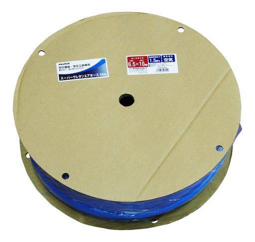 パオック(PAOCK)日本製スーパーウレタンエアーホースSAHD-6550PAスカイブルー内径6.5X外径10.0MM50M巻 パオック(PAOCK)日本製スーパーウレタンエアーホースSAHD-6550PAスカイブルー内径6.5X外径10.0MM50M巻