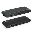 Plugable14-in-1USB-Cトリプルモニタドッキングステーション100W充電Windows、Mac、Chromebook対応-DisplayLink使用