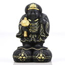 繁樓藝雕仏像大黒天七福神木彫り柘植の木開運招福商売繁盛無病息災福徳福運厄除け(高さ6cmx巾3.5cmx奥行3cm)(アンチック仕上げ系)