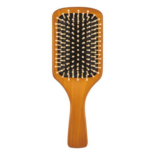 貝印KAIヘアブラシ姫椿のパドルブラシ木製頭皮マッサージKQ3138