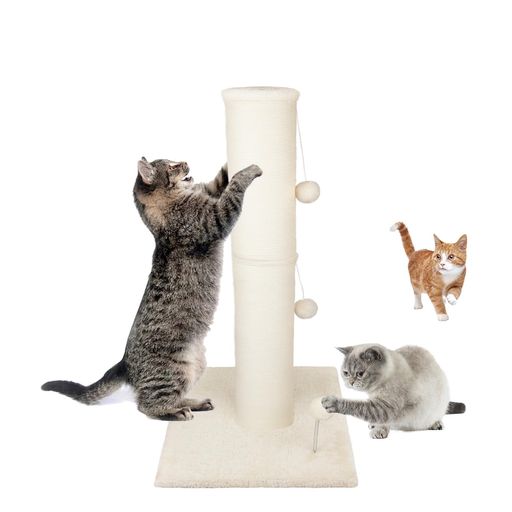猫 おもちゃ 爪研ぎ つめとぎ ポール - OYANTEN 極太 12cm 爪とぎポール 麻 爪とぎ...