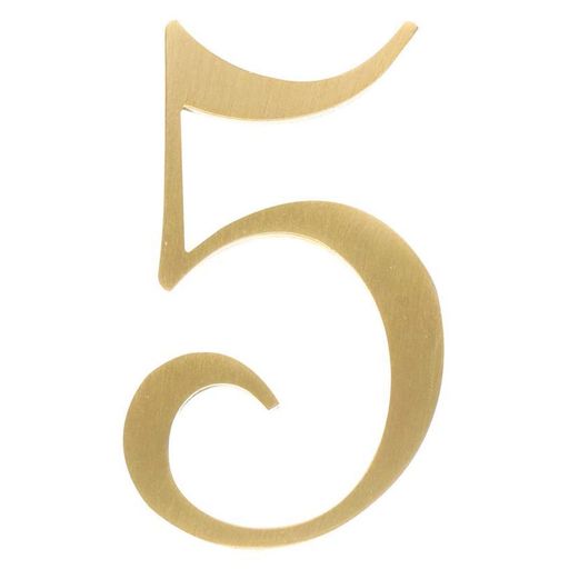 Zayookey家屋番号数字0-9黄銅壁の装飾1個セットメタル文字黄銅製黄銅色革新的なDIYカフェ装飾読みやすい住所番号アドレス壁掛け看板桁多用途表札ドアの装飾...