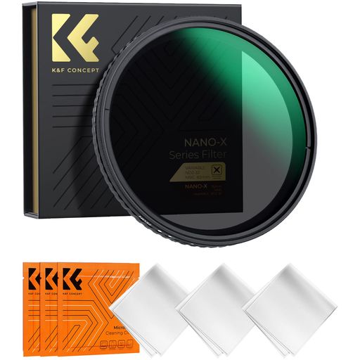 K&F CONCEPT 49MM NDե륿 ND2-ND32 Xʤ AGCإ饹 HDĶ Ķ㤤ȿΨ 2...