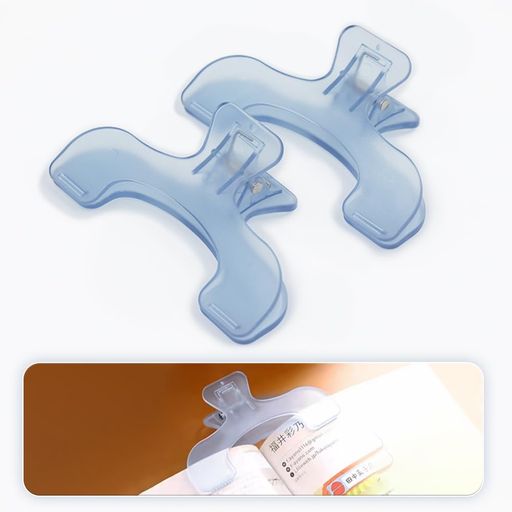 ブックブッククリップ教科書読書用開いたままクリップブックストッパーかわいい文房具固定本オフィス用..