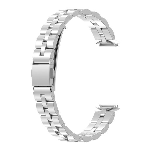 FitbitLuxe用バンドFitbitフィットビットLuxe用交換バンドベルトステンレス製4色可選金属ベルト耐衝撃防汗ビジネス風装着簡単(シルバー) FitbitLuxe用バンドFitbitフィットビットLuxe用交換バンドベルトステンレス製4色可選金属ベルト耐衝撃防汗ビジネス風装着簡単(シルバー)