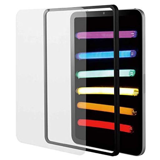 エレコムiPadmini7(A17Pro2024年)mini6第6世代液晶保護ガラスフィルムガイドフレーム付TBWA21SFLGGJ エレコムiPadmini7(A17Pro2024年)mini6第6世代液晶保護ガラスフィルムガイドフレーム付TBWA21SFLGGJ