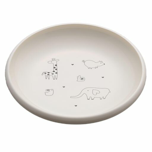 宮本産業子供用食器食器割れにくい軽くてすくい易いプレート(動物柄・1枚)