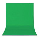 HEMMOTOP背景布緑グリーンバックZOOM用1.5MX2.0Mクロマキーグリーンスクリーン袋縫いボール対応GREENSCREENスタジオバックペーパー撮影用背景グリーンシートポリエステル