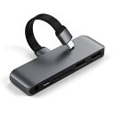 SATECHIモバイルPROSDUSBハブTYPE-C6-IN-1USB-CPD充電4KHDMI60HZ出力USB3.05GBPS高速データ転送SD/MICROSDカードリーダー3.5MMイヤホンジャック(2)