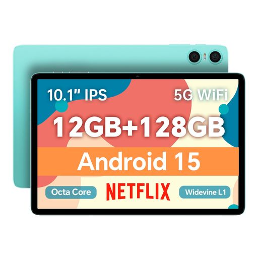 【最新のANDROID 15 タブレット 10インチ WI-FIモデル】ODEA A10 2025、12GB+128GB+1TB拡張、8コア A75 CPU T606、最新のアンドロイド15 タブレット、WIDEVINE L1