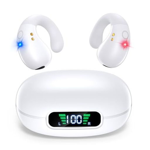 【2024年新時流イヤーカフイヤホン】OWSイヤホンいやカーフイヤホン耳挟み式イヤホンbluetoothイヤホン空気伝導イヤホンワイヤレスイヤホン骨伝導イヤホンの革新耳挟み式オープンイヤー…