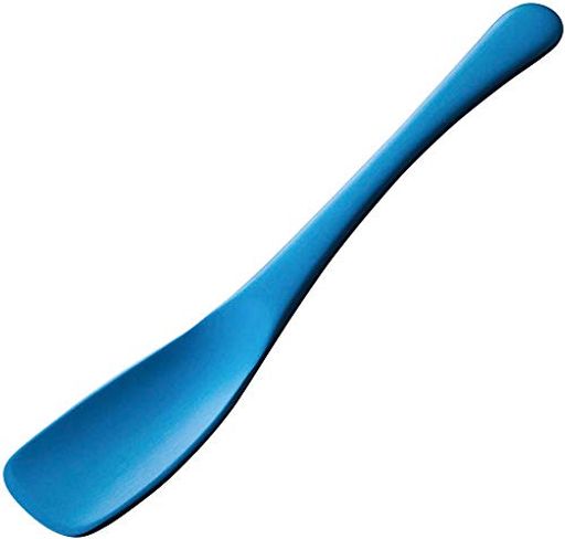 トーダイ固いアイスもすくいやすいアイスクリームスプーンアルミ日本製ブルー
