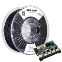 帯電防止ABSフィラメント1.75MM、ABS-ESD3Dプリンタフィラメント1KG、永久帯電防止、表面抵抗10^6-10^9Ω/M、軽量、強力&耐久性、臭いが少ない、黒