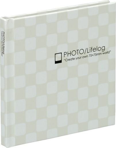 ナカバヤシアルバムスマレコプリントブラック台紙1段サイズホワイトア-SMB-201-W