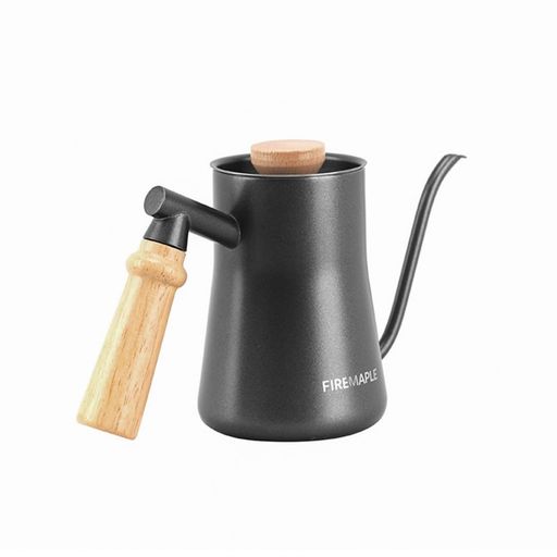 Fire-Maple ドリップケトル 350ml 細口 ステンレス 木製ハンドル コーヒーポット 直火 ソロキャンプ