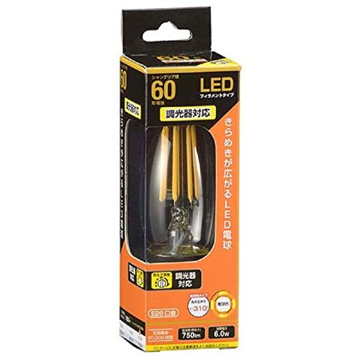 LEDŵ ե ǥꥢ E26 60 6W ŵ忧 ꥢ Ĵб OHM LDC6L/D C6 06-3490
