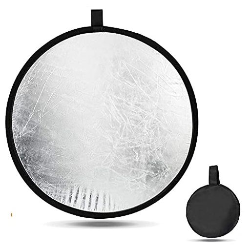 レフ板撮影用丸レフ板直径80cm折り畳み式レフ板スタジオ写真撮影対応撮影反射光補充用