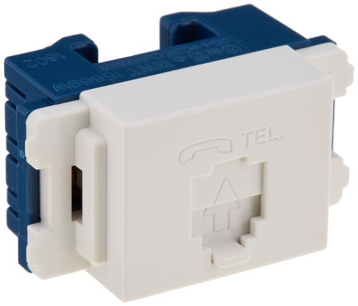 パナソニック(Panasonic)埋込テレホンモジュラジャック6極6心フル端子ホワイトWNT15669W