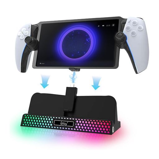 PSPortal充電スタンド【第2世代-2種類の充電方法】ps5Portal用リモートプレーヤー充電ドックLEDライト付き急速充電過充電防止置くだけ充電可能取り外し可能なPortalコントローラー充電器Type-C… PSPortal充電スタンド【第2世代-2種類の充電方法】ps5Portal用リモートプレーヤー充電ドックLEDライト付き急速充電過充電防止置くだけ充電可能取り外し可能なPortalコントローラー充電器Type-C…