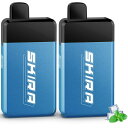 電子タバコ シーシャ VAPE ベイプ 2個セット 20000回吸引可能 使い捨て 爆煙 大容量 スムースな吸い心地 持ち運び 水蒸気たばこ 禁煙サポート ニコ...