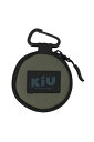 キウ(KIU)バッグワンサイズはっ水加工防水加工ファスナー付フィッシングラウンジケースポーチカーキK402-906(4)